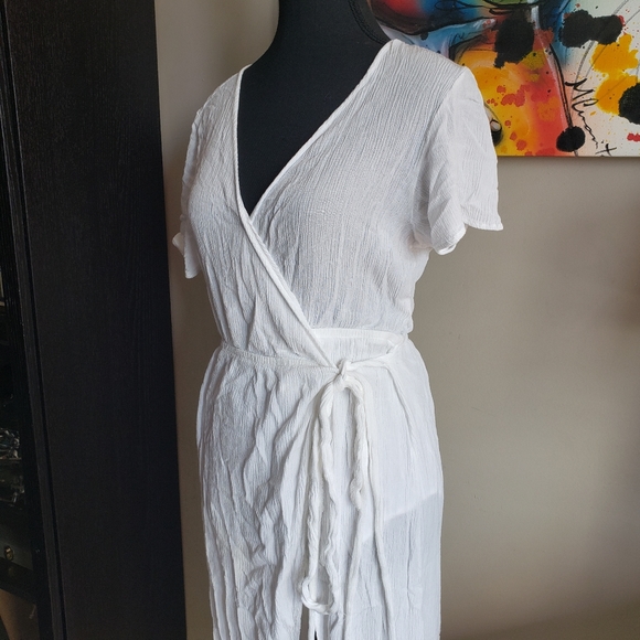 Womens size large white long romper fashion nova - Picture 2 of 4